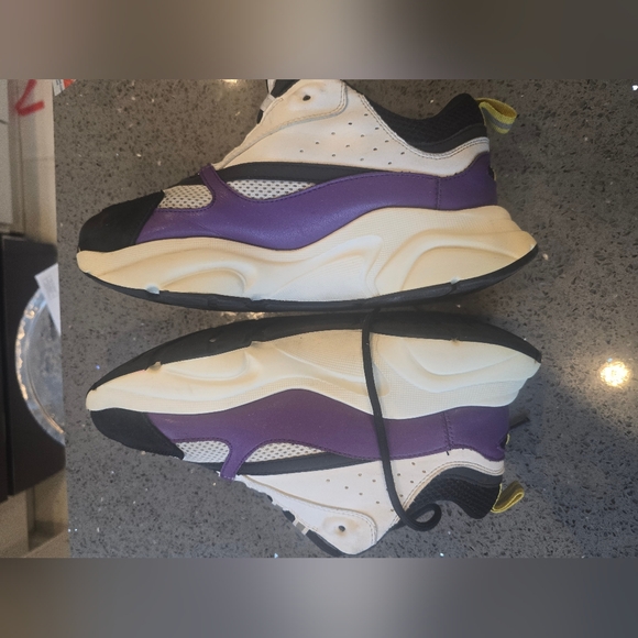 Dior B22 Purple Yellow Black Low Top Sneaker Sz 41 No Box No Dustbag - Picture 13 of 16